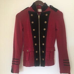 Ralph Lauren Military Jacket w/ Velvet Trim Size S